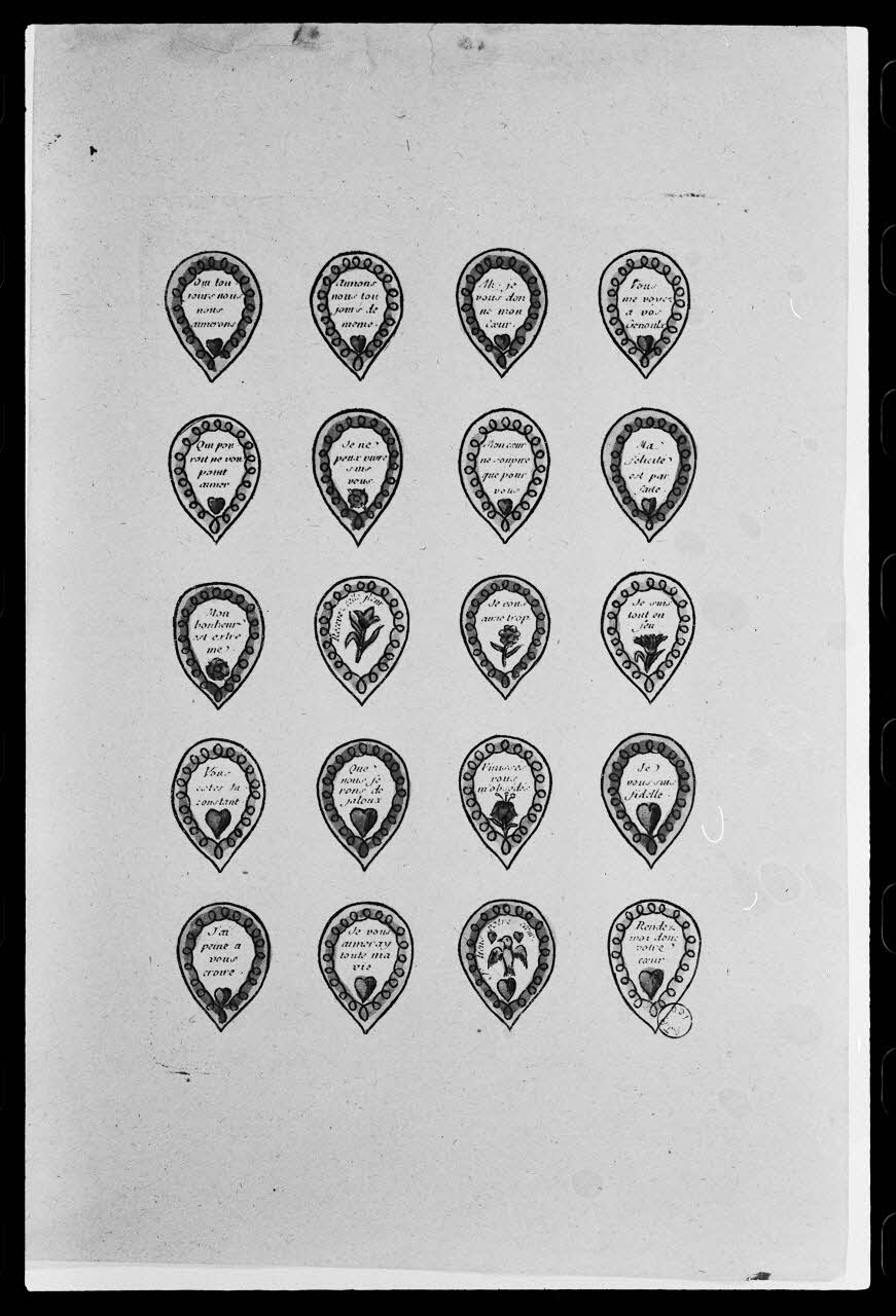 photographie "Amour". Estampe. Cuivre couleur Ph.1977.1.893 Photo