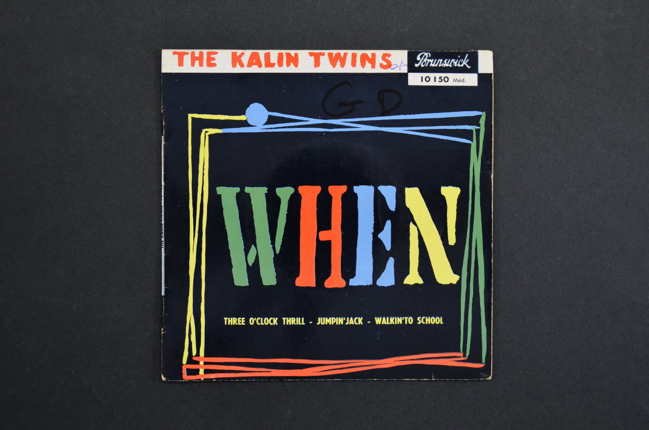 disque 45 tours When 2001.69.16.473.1-2 Photo Mucem