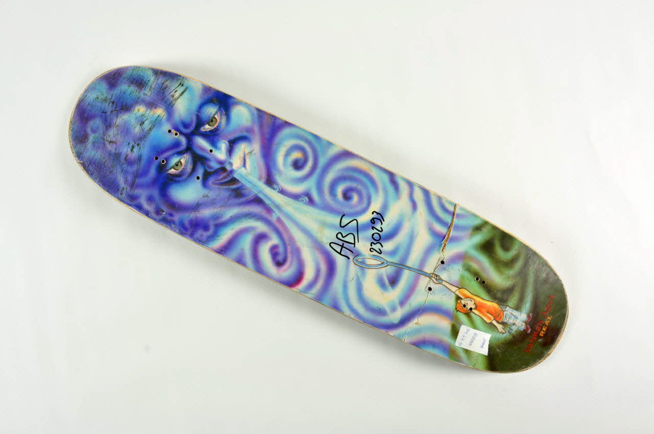 Real Skateboards planche de skateboard Planche pro model "Salman Agah" Californie, Etats-Unis 1992-1996 2002.45.97 Photo Mucem