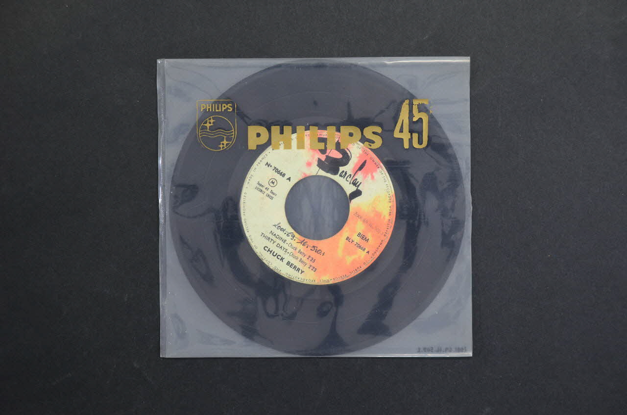 disque 45 tours Thirty days 2001.69.16.509.1-2 Photo Mucem