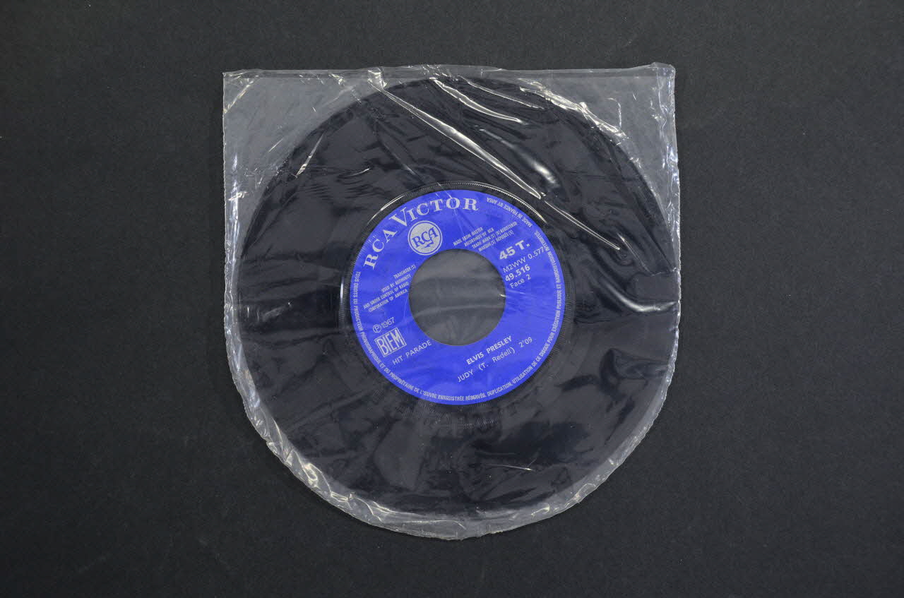 disque 45 tours Judy 2001.69.16.515 Photo Mucem