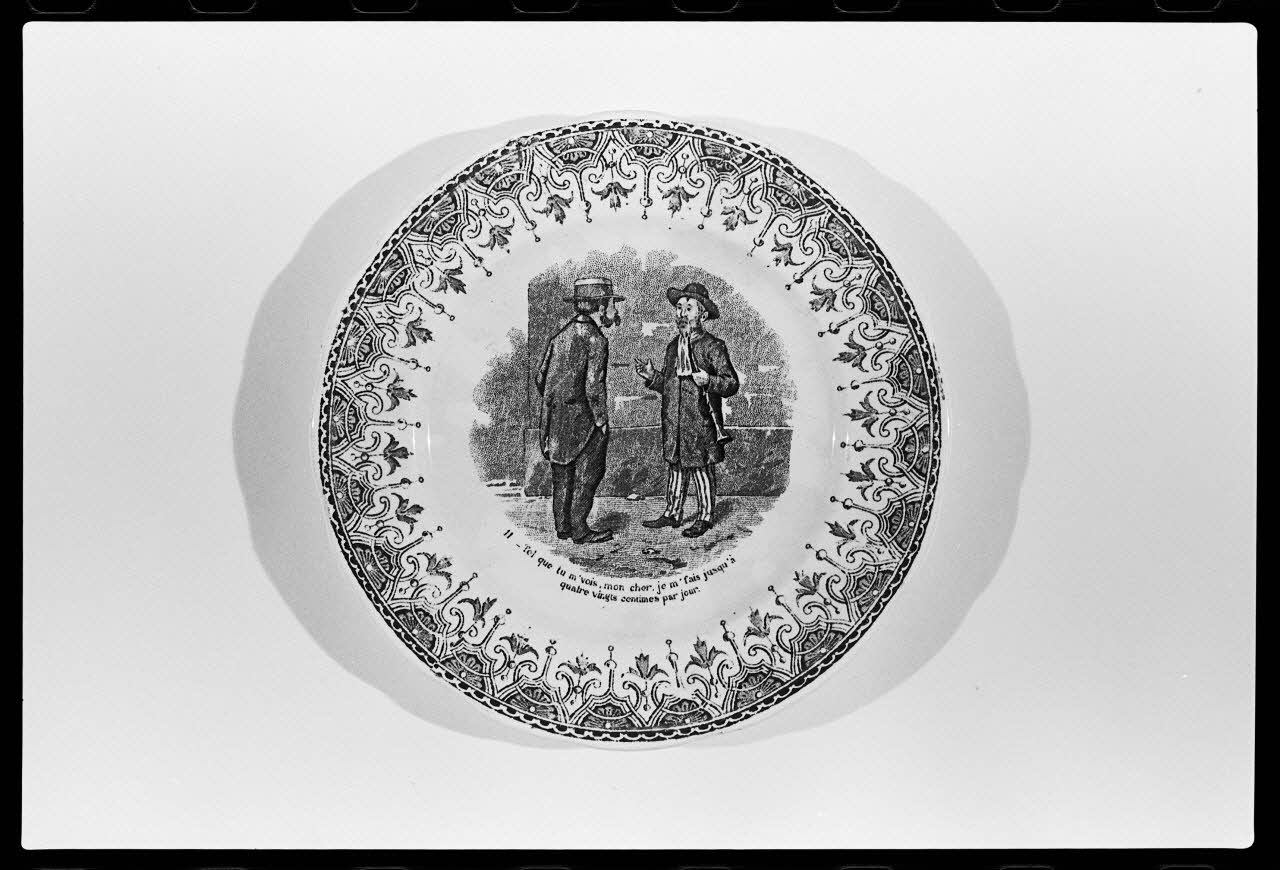 Alain Guey photographie Assiette plate France 1978 Ph.1978.1.1217 Photo