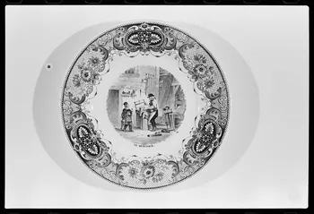 Alain Guey photographie Assiette plate France 1978 Ph.1978.1.1228 Photo