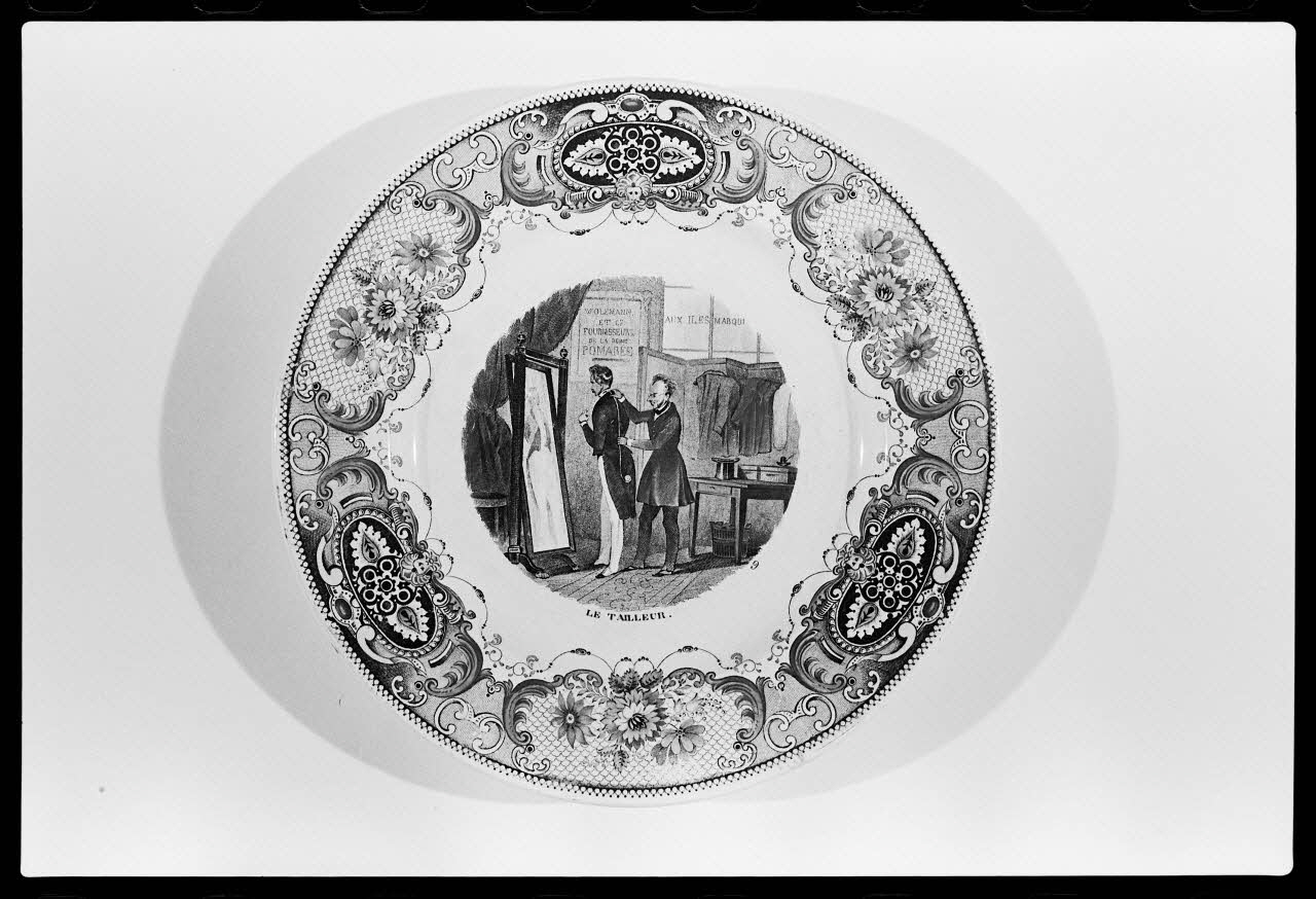 Alain Guey photographie Assiette plate France 1978 Ph.1978.1.1229 Photo