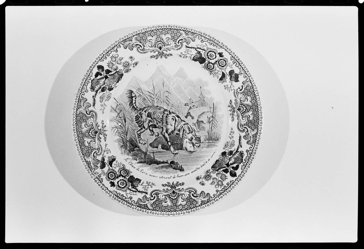 Alain Guey photographie Assiette plate France 1978 Ph.1978.1.1233 Photo