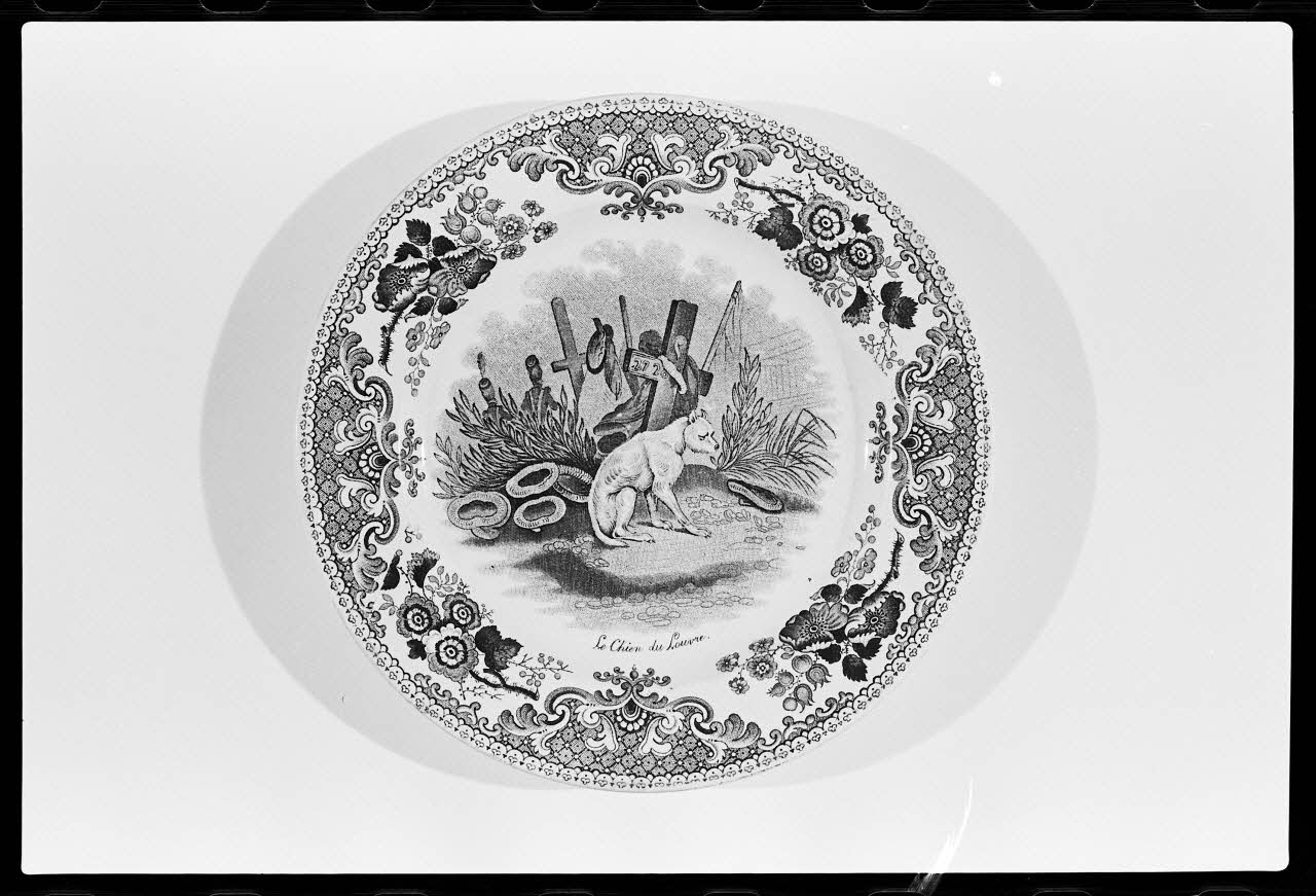 Alain Guey photographie Assiette plate France 1978 Ph.1978.1.1236 Photo