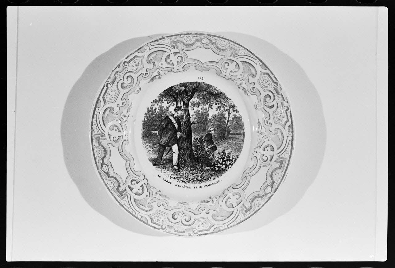 Alain Guey photographie Assiette plate France 1978 Ph.1978.1.1280  Photo