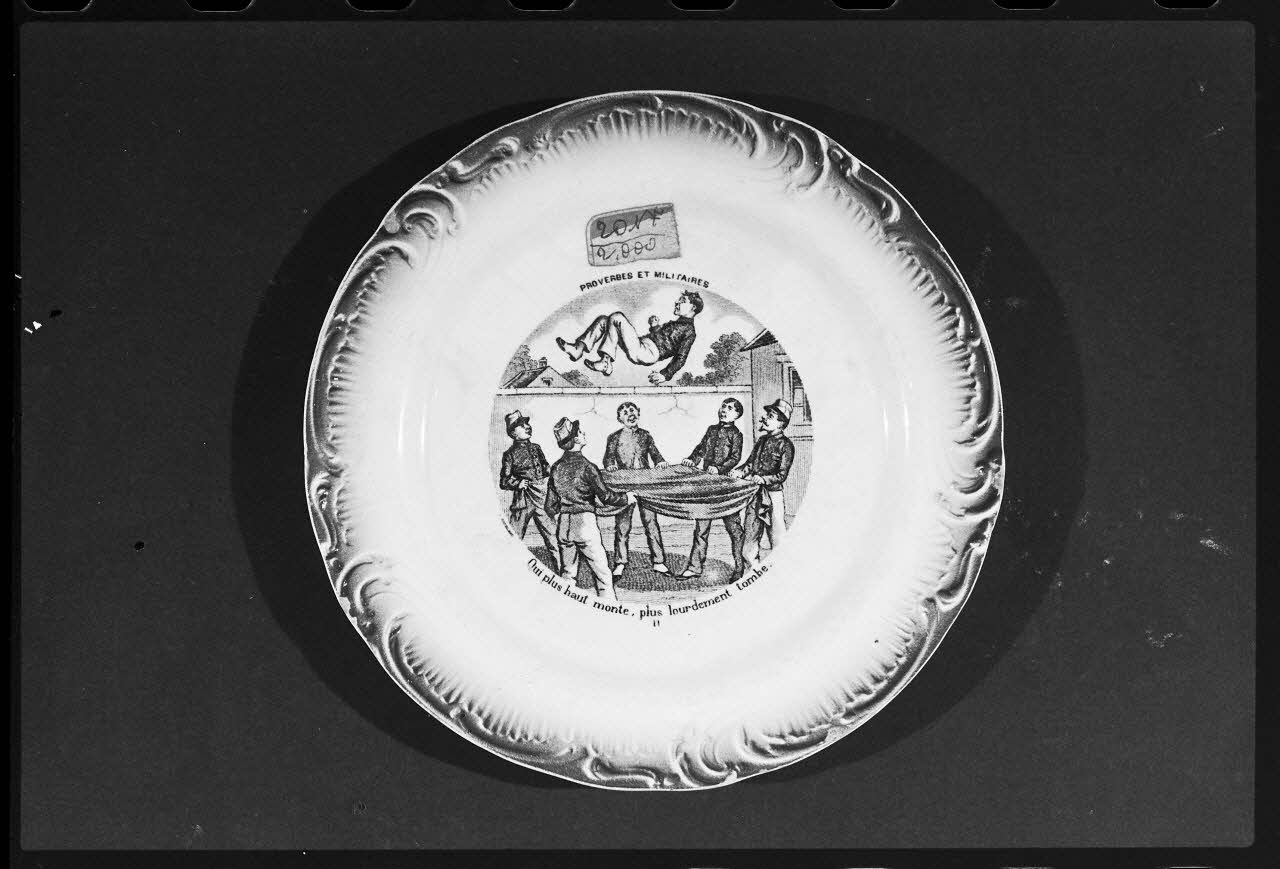 Alain Guey photographie Assiette plate France 1978 Ph.1978.1.1284 Photo