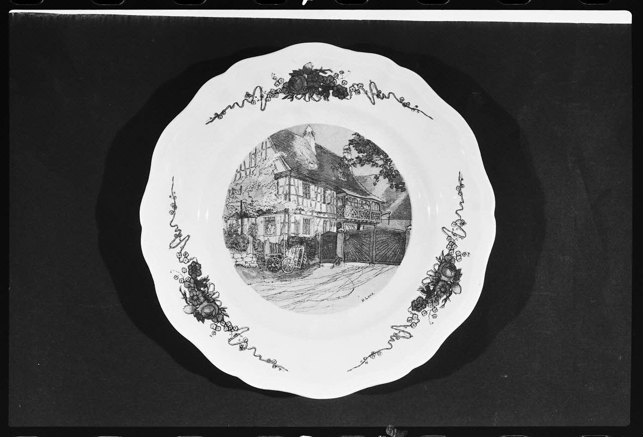 Alain Guey photographie Assiette plate France 1978 Ph.1978.1.1353 Photo