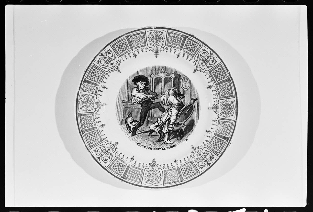 Alain Guey photographie Assiette plate France 1978 Ph.1978.1.1354 Photo