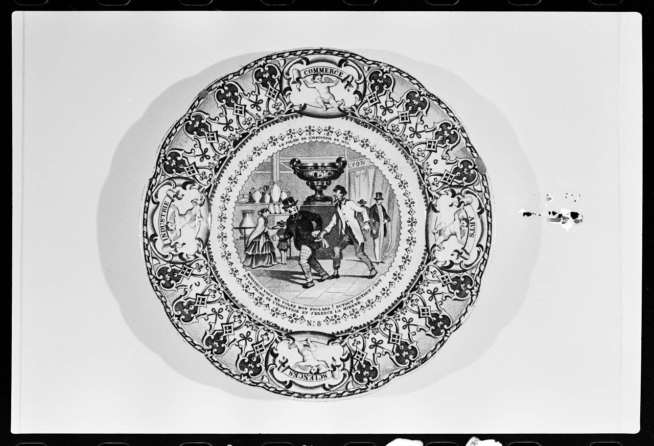 Alain Guey photographie Assiette plate France 1978 Ph.1978.1.1356 Photo