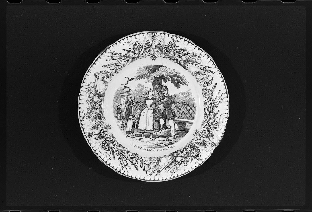 Marc Beaudenom photographie Assiette France 1978 Ph.1978.1.738 Photo