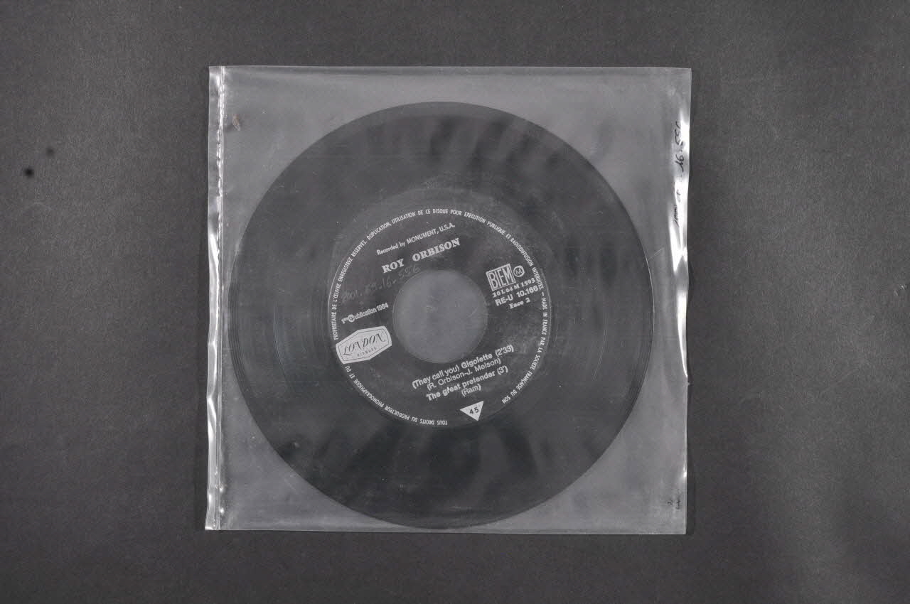 disque 45 tours Yo te amo Maria 2001.69.16.556 Photo Mucem