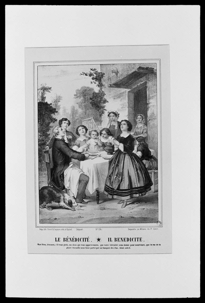 photographie Estampe pour une prière du repas Ph.1978.59.22 Photo