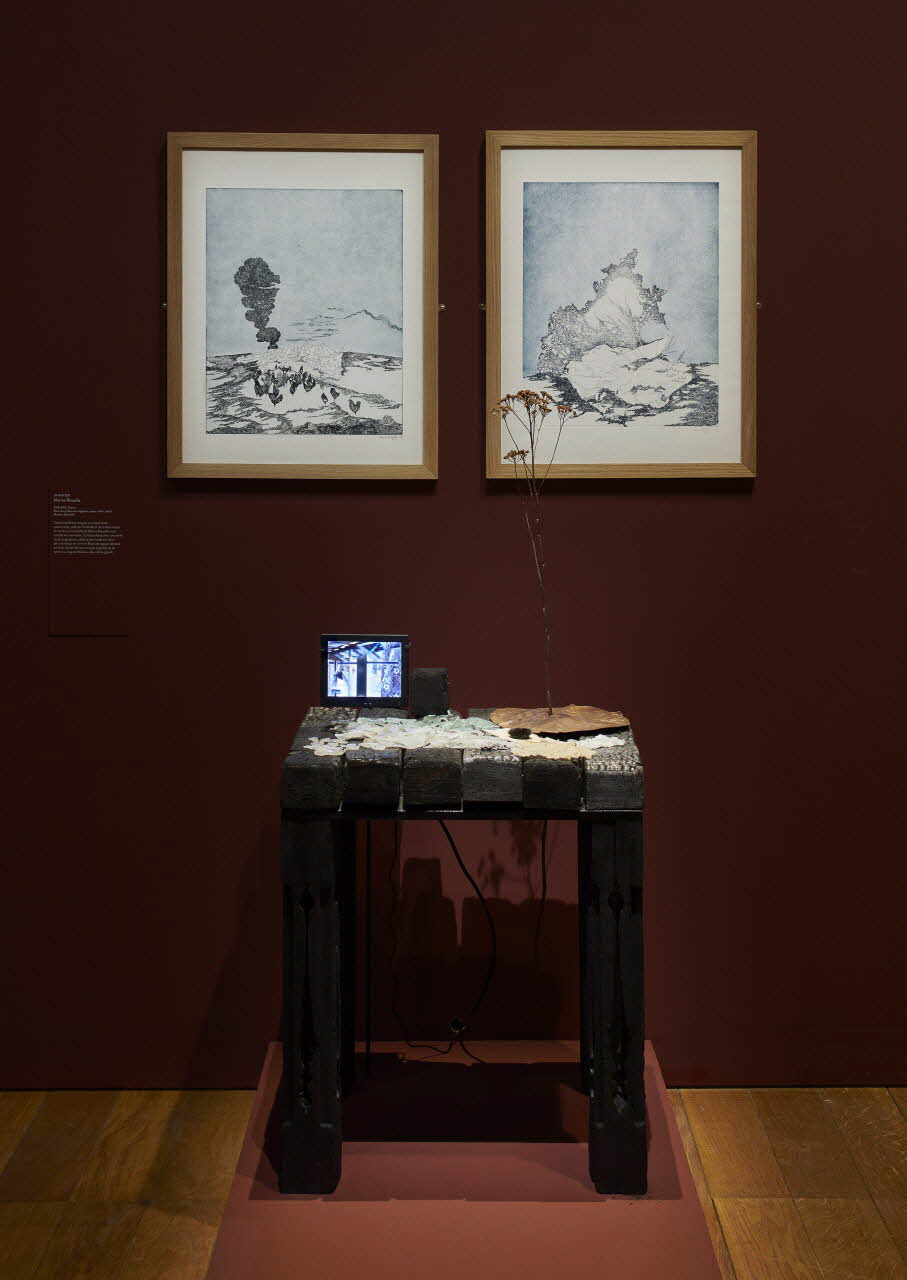 Marina Rosselle installation In winter Nord-Pas-de-Calais, France 2016 2021.23.3.1-4 Photo Mucem / Marianne Kuhn