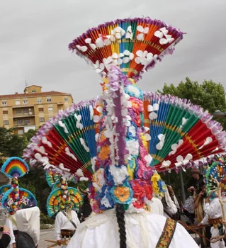 masque de carnaval Chapeau-masque de Guirrio Castille-et-Leon, Espagne 2013 2014.24.1  Photo Mucem