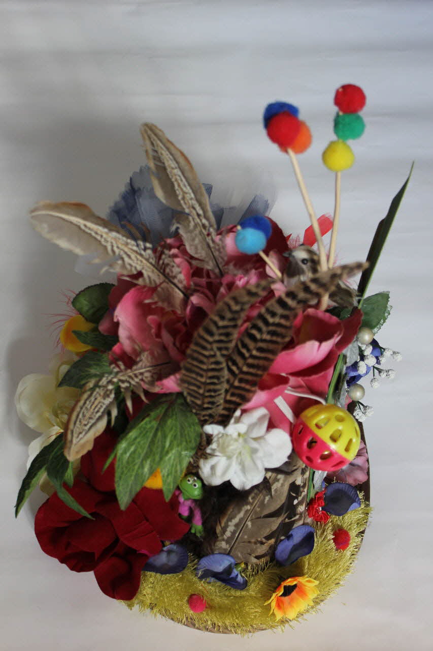 Liliane Benoit chapeau Chapeau de "Ma tante" Nord-Pas-de-Calais, France 2012 2014.29.3 Photo Mucem