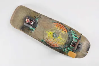 Blockhead Skateboards skateboard Pro model "Sam Cunningham" Etats-Unis 1988 2002.58.2 Photo Mucem