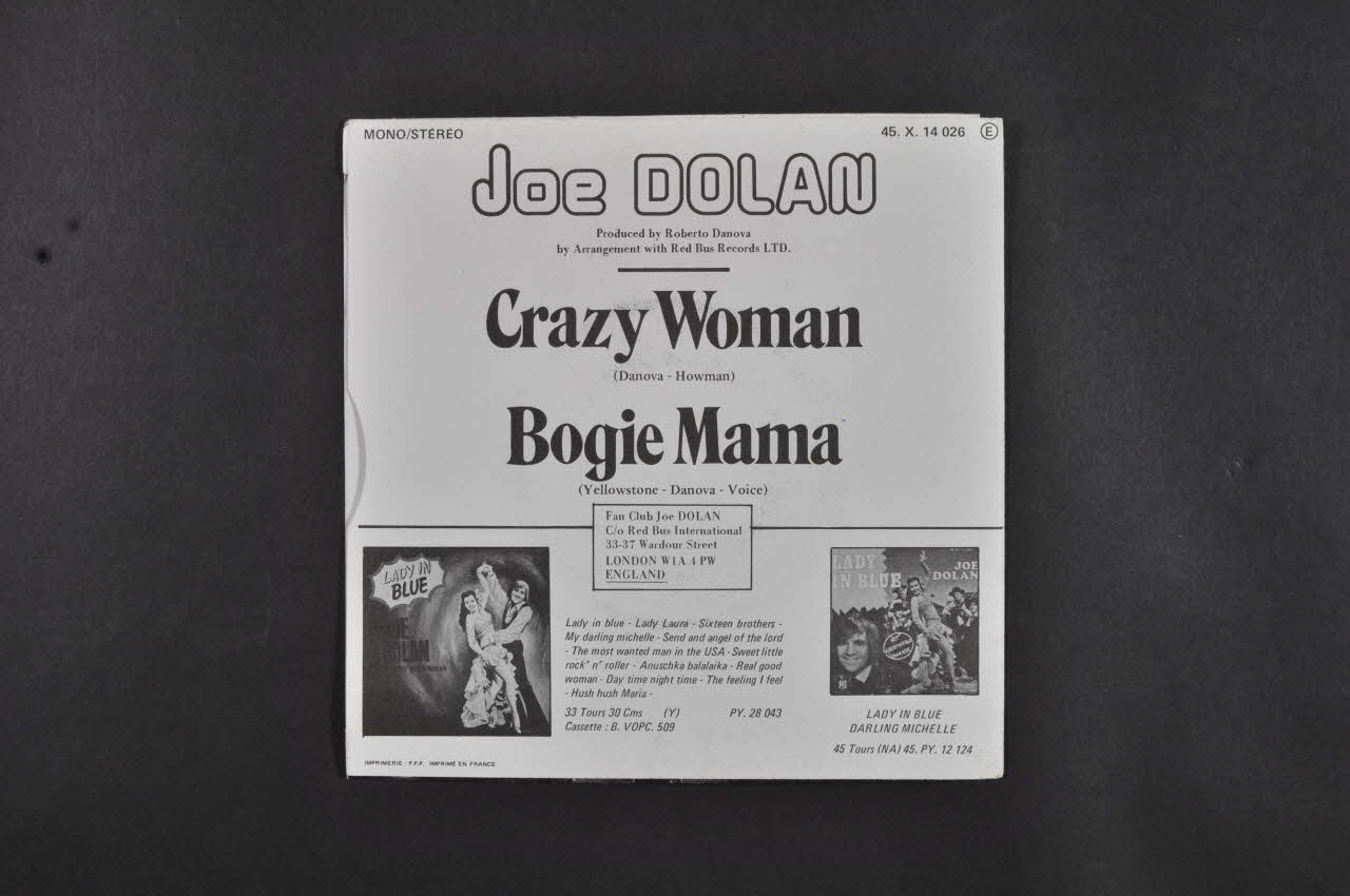 disque 45 tours Bogie mama 2001.69.16.614.1-2  Photo Mucem