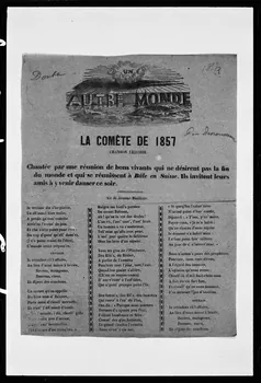 photographie "La Comète" Chanson de Madame Jeanne Maillotte de 1857 Ph.1979.117.1 Photo