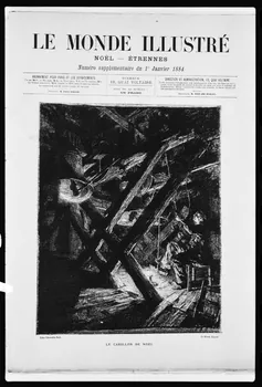 Alain Guey photographie Illustration représentant un carillon de Noël issue du Monde Illustré France 1884 Ph.1979.71.3  Photo