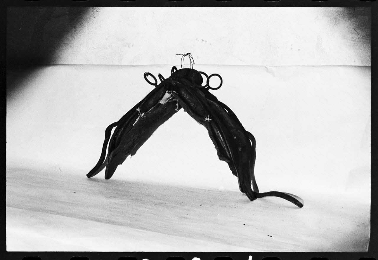 photographie MNATP. Antenne corse. Sellette, "sinidu" (nom local) Ph.1981.1.2221 Photo