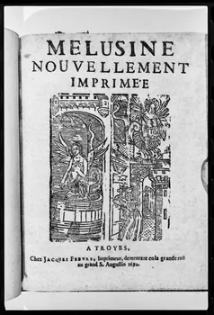photographie "Mélusine". Illustration extraite de "Mélusine". Datée de 1639. Maison Nicolas Oudot à Troyes Ph.1981.2.227 Photo