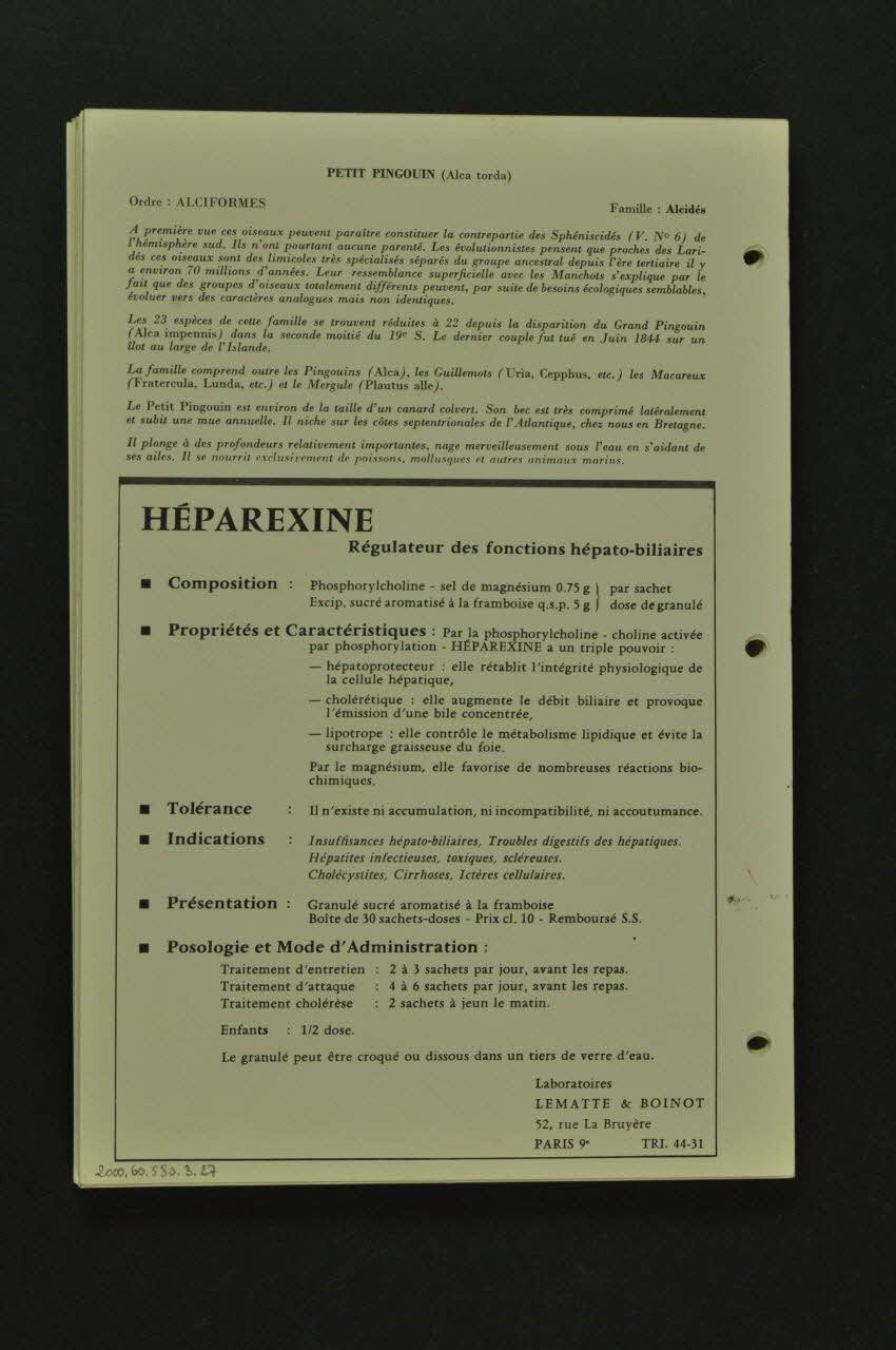 classeur à papiers 1970 2000.60.580.1-2 Photo Mucem