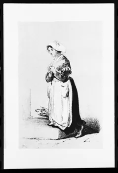 photographie Estampe de Frédéric Sorrieu. Costume de femme en 1865 dans "Découverte du costume breton" de Rossel et Vidal Ph.1981.43.24 Photo