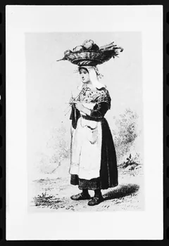photographie Estampe de Frédéric Sorrieu. Costume de laitière en 1865 dans "Découverte du costume breton" de Rossel et Vidal Ph.1981.43.25 Photo