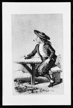photographie Estampe de Frédéric Sorrieu. Costume d'homme en 1865 dans "Découverte du costume breton" de Rossel et Vidal Ph.1981.43.34 Photo