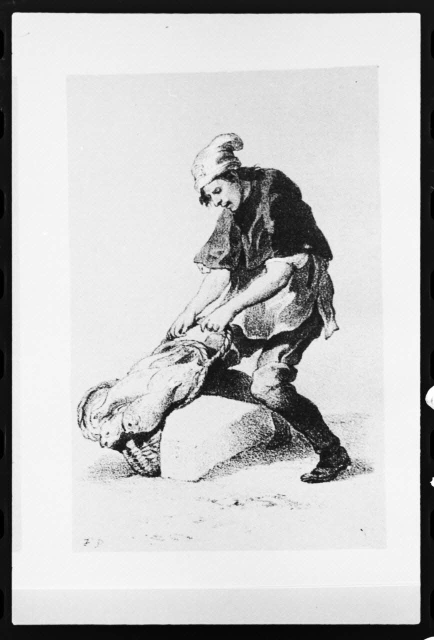 photographie Estampe de Frédéric Sorrieu. Costume de pêcheur en 1865 dans "Découverte du costume breton" de Rossel et Vidal Ph.1981.43.45 Photo