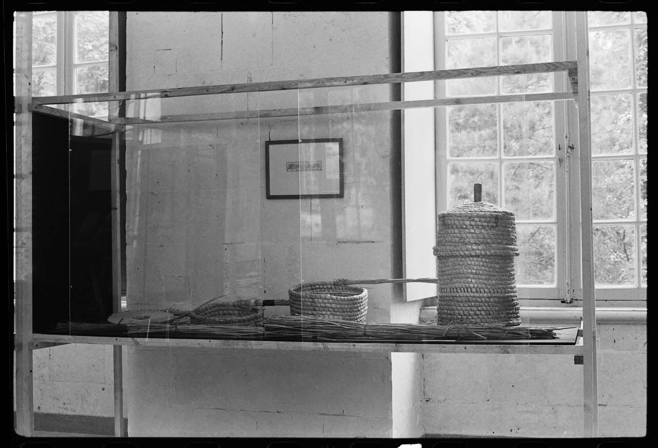 photographie Vitrine sur l'apiculture à Saint-Riquier. Exposition "des fleurs au miel". Photographie par Collomb et Jaoul. 1979 Ph.1982.15.25 Photo