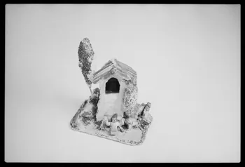 photographie Oratoire. Crèche datée de 1910 Ph.1982.1.234  Photo