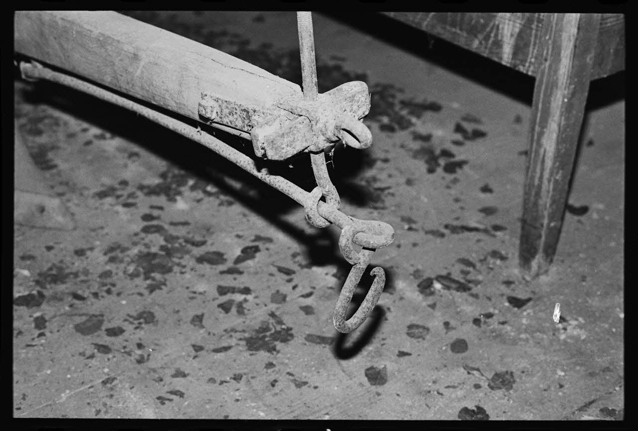 photographie Charrue avec versoir fixe avec la reille. Détail du régulateur Ph.1982.1.563 Photo