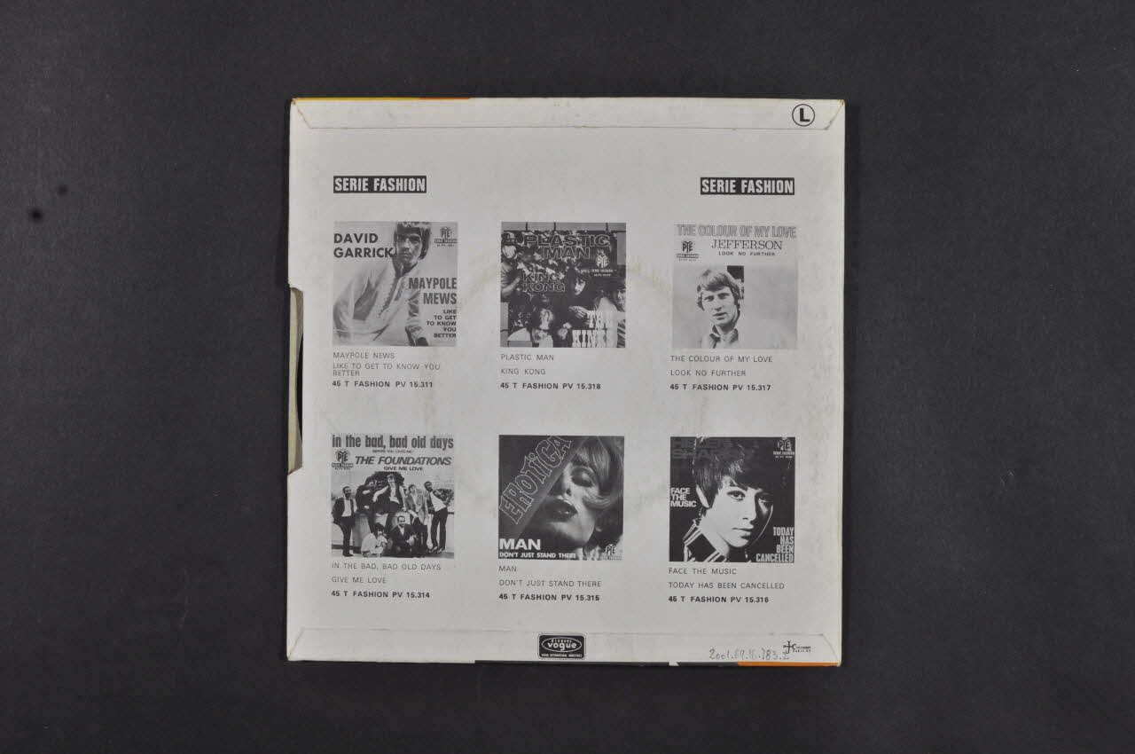 disque 45 tours Mindless child of motherhood 2001.69.16.783.1-2 Photo Mucem