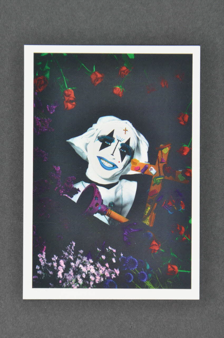 Soeurs de la Perpétuelle Indulgence - San Francisco carte postale "Soeur Pillère" Ile-de-France, France 1992 2002.92.17 Photo Mucem