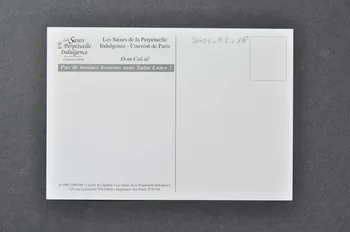 Soeurs de la Perpétuelle Indulgence - San Francisco carte postale "Dom Calcul" Ile-de-France, France 1992 2002.92.18 Photo Mucem