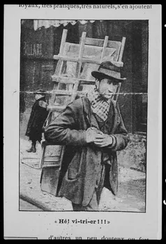 photographie Vitrier dans la France illustrée. "Les petits métiers de Paris" Ph.1982.47.1  Photo