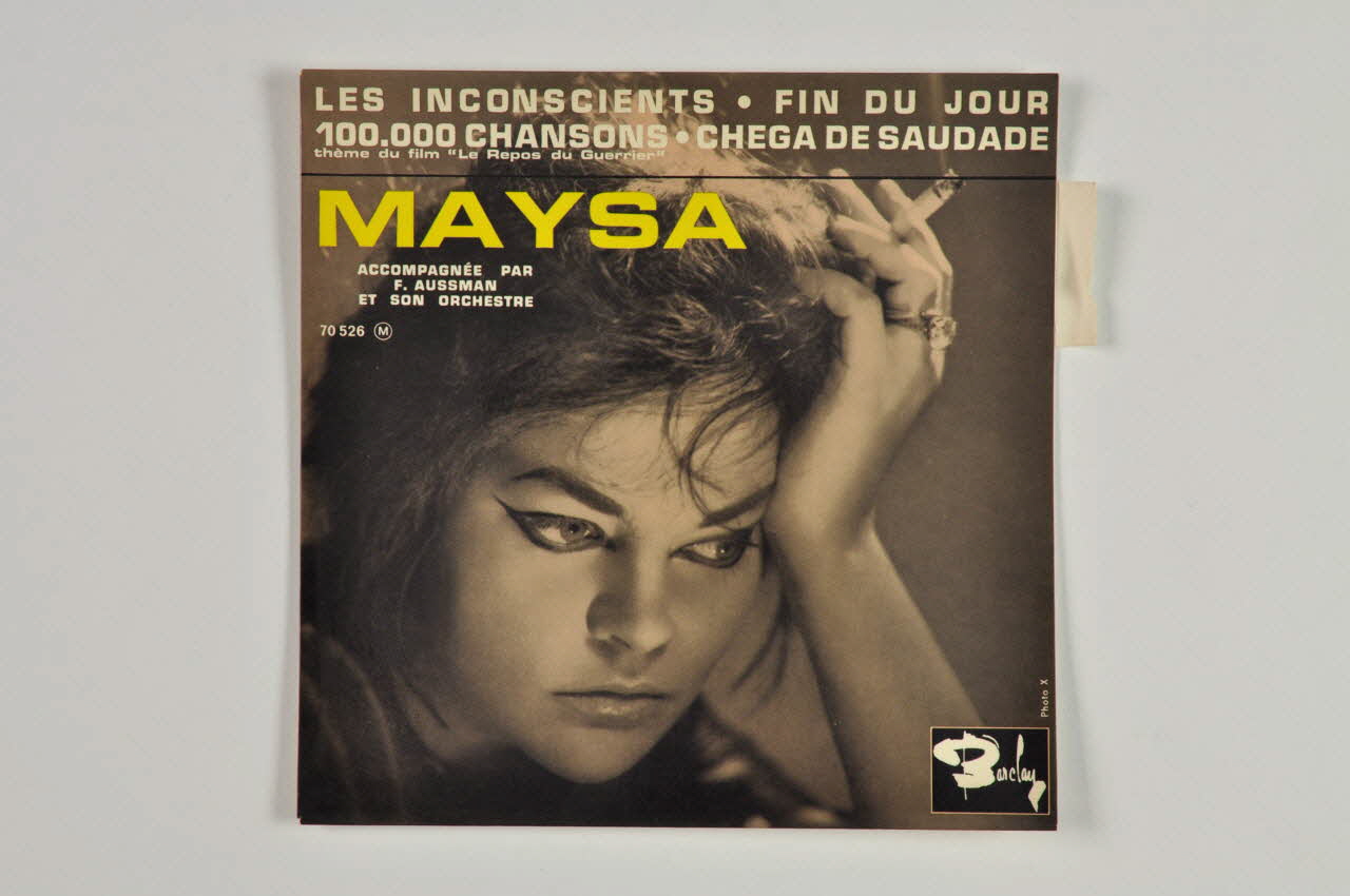 pochette de disque 100 000 chansons 2001.69.16.800 Photo Mucem