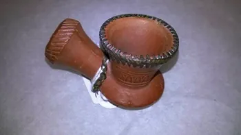 fourneau de pipe Fourneau de pipe en terre cuite de Tophane Marmara, Turquie 1800-1825 2016.17.5 Photo Mucem