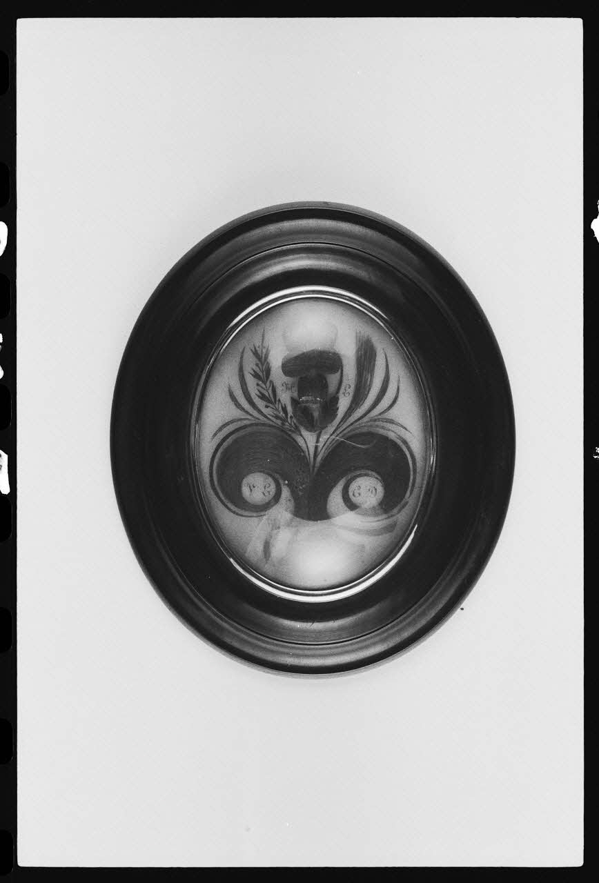 photographie Souvenir en cheveux. 1866 Ph.1983.1.305 Photo