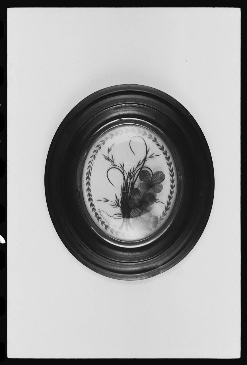 photographie Souvenir en cheveux. 1849 Ph.1983.1.306 Photo
