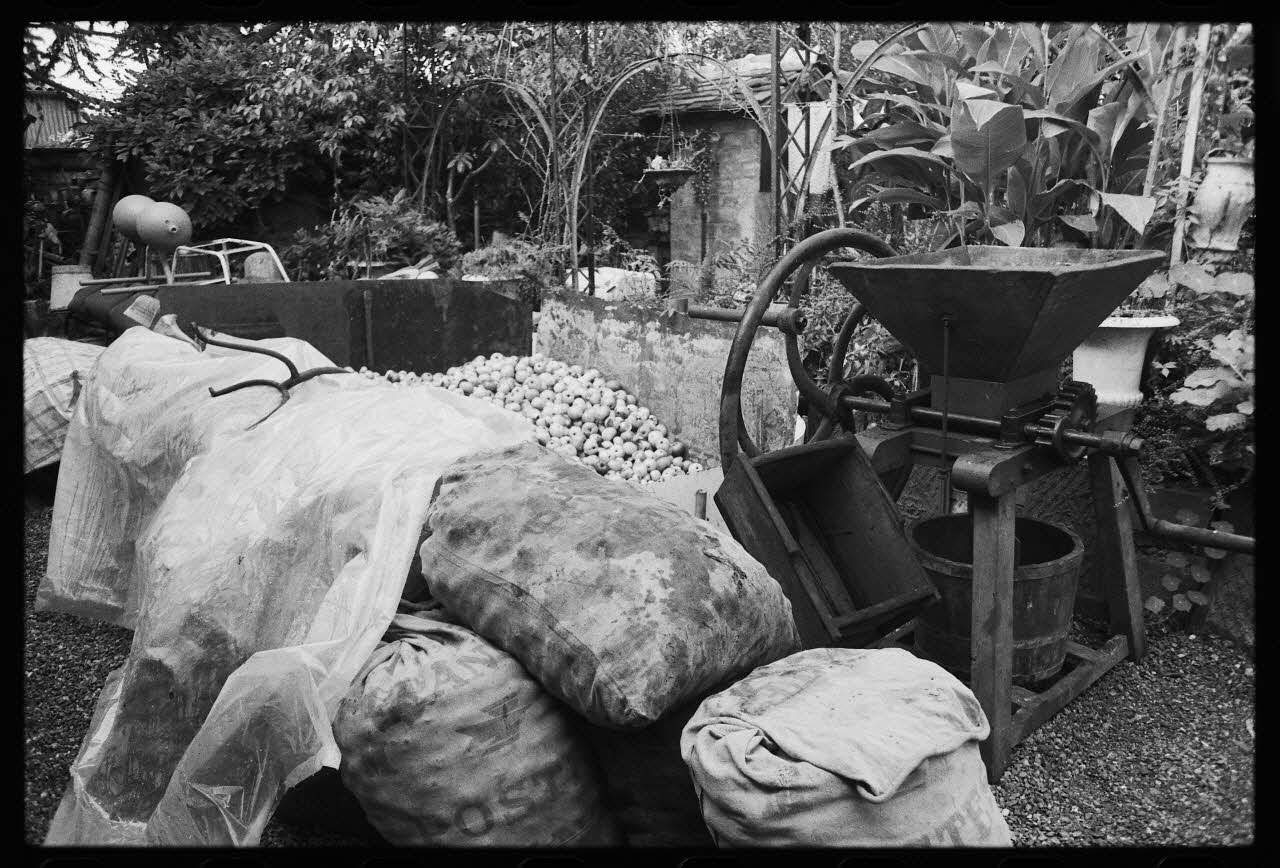 photographie Exposition. Outillages spécialisés pour la préparation du porc et la fabrication du cidre. Le 12 septembre 1982 Ph.1983.22.178 Photo