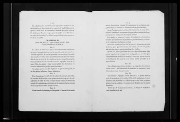 photographie Manuscrit prêtés sur des actes de ventes. Papiers administratifs. Clauses pour la vente des coupes de bois de l'Etat Ph.1983.40.1 Photo