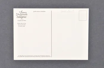 Soeurs de la Perpétuelle Indulgence - San Francisco carte postale "Garde-cuisses Léviathan", série "Lucifer" Ile-de-France, France 1997 2002.92.9 Photo Mucem