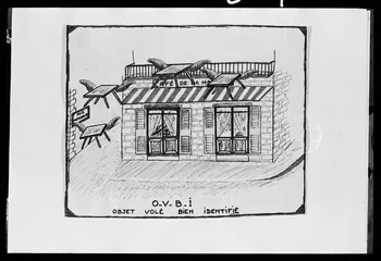 photographie Dessin fait à l'occasion de la Quintaine, janvier 1981 Ph.1984.2.184 Photo