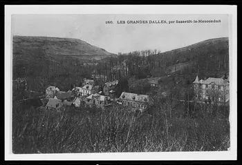 photographie "Les Grandes Dalles…". Carte postale Ph.1984.45.17 Photo