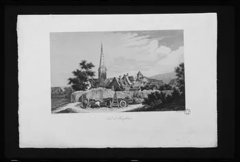 photographie "Vue d'Honfleur". Estampe. Cuivre noir et blanc Ph.1985.2.343  Photo