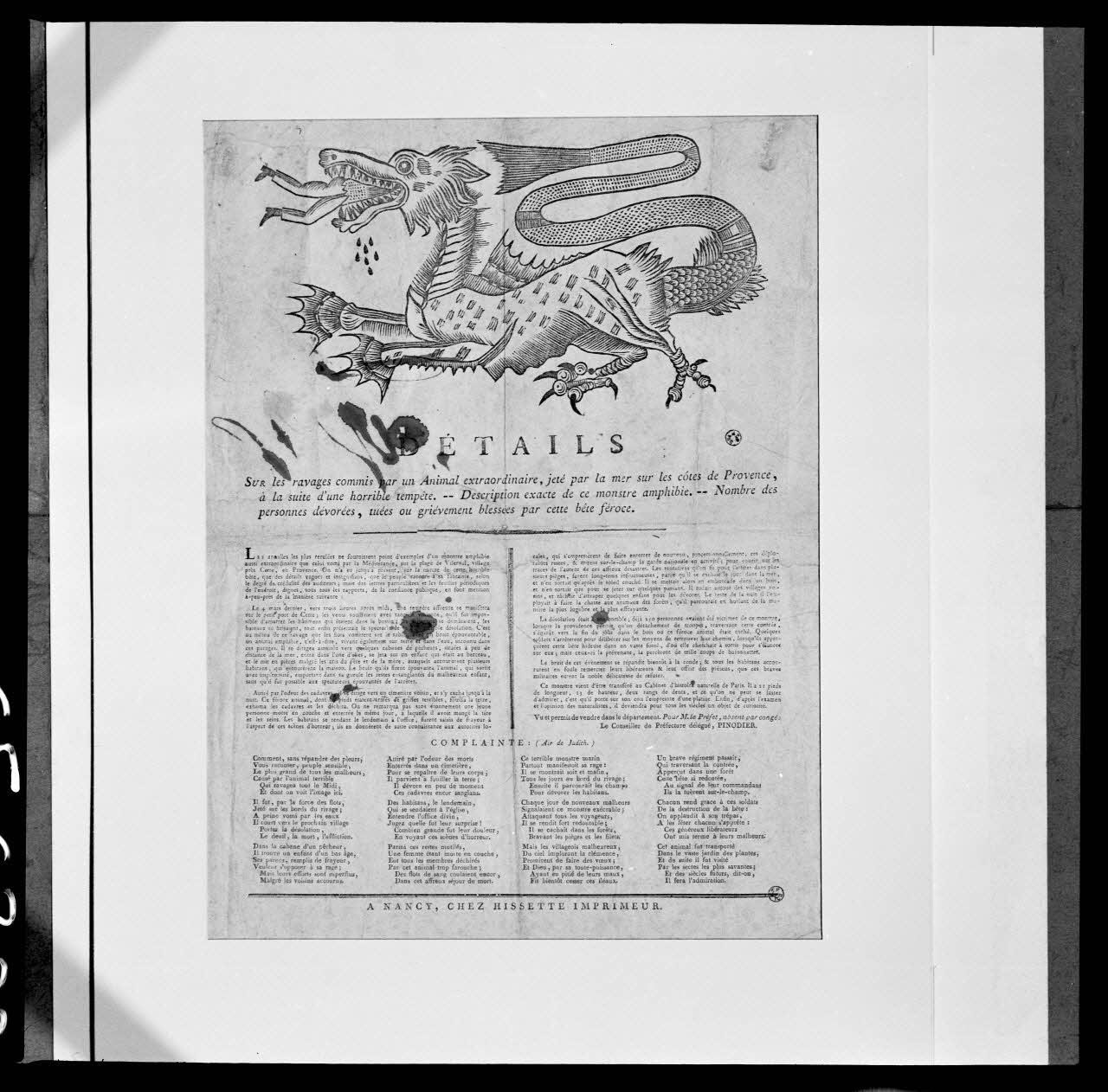 Jean Marthelot photographie MNATP. Exposition itinérante. Cent chefs d'œuvre de l'ancienne imagerie française Provence-Alpes-Côte d'Azur, France 1965/7/7 Ph.1965.67.22 Photo